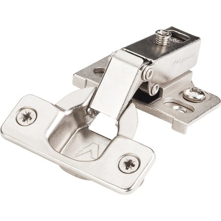 HARDWARE RESOURCES 125° 1/2" Overlay Cam Adjustable Self-close Face Frame Hinge with Dowels 22855-9